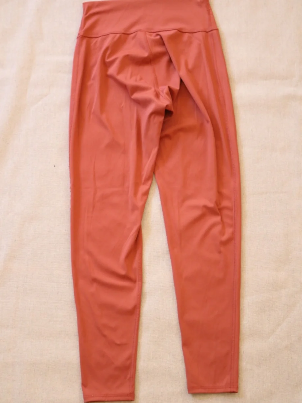 Gymshark Women's Medium Tomato Red 2-Piece Set High Waisted Leggings Ruched Bra